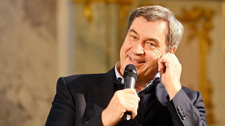 AZ Live CSU Ministerpräsident Markus Söder.jpeg       -  Kanzlerkandidat? Markus Söder redet in dieser Frage ein wenig um den heißen Brei herum.