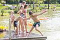 Natürliche Badegewässer laden bei heißen Temperaturen zum Schwimmen und Planschen ein. Doch wo ist das überhaupt erlaubt? Und was müssen Schwimmer dabei beachten? Foto: Silvia Gralla