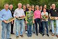 Auf dem Foto (von links): Roland Schmitt, Wolfgang Huppmann, Karl Zentgraf, Thomas Huppmann, Peter Bruckmeier, Christine Baunach, Anett Endler, Karin Eckert, Annette Baumann, Elke Schmeißer, Manuela Reiss, Gerda Stumpf, Alfons Schmitt, Antje Weigand.&nbsp;