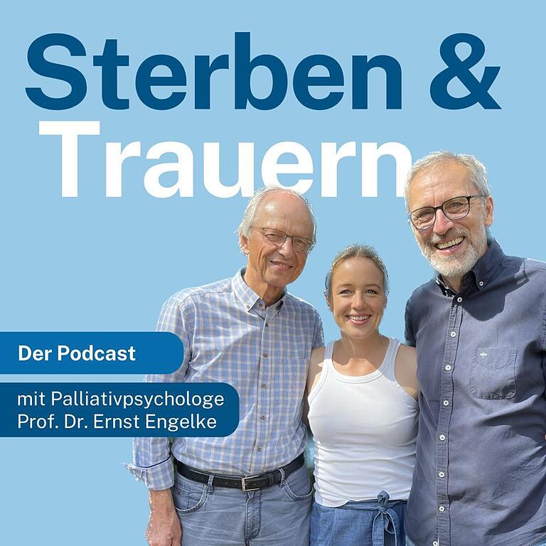 Grundlage des Buchs 'Sterben ungeschminkt' sind die Gespräche zwischen Palliativpsychologe Ernst Engelke und den Journalisten Lea Reinhard und Michael Reinhard im Podcast 'Sterben & Trauern'. Grundlage des Buchs 'Sterben ungeschminkt' sind die Gespräche zwischen Palliativpsychologe Ernst Engelke und den Journalisten Lea Reinhard und Michael Reinhard im Podcast 'Sterben & Trauern'.