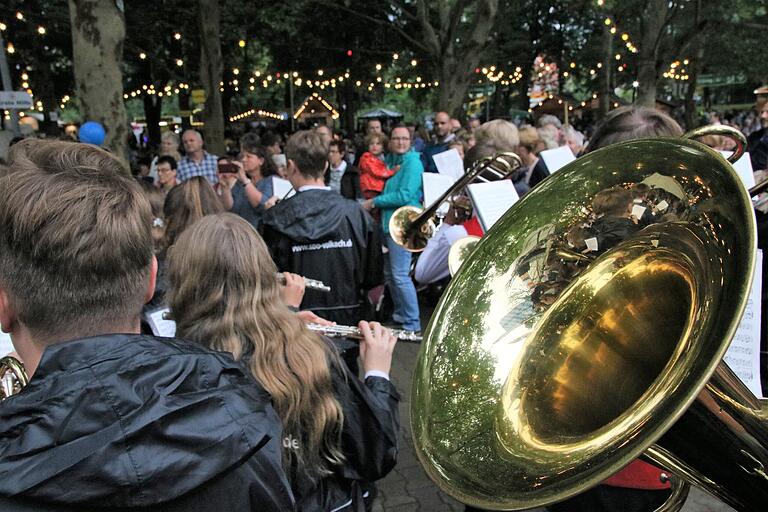 Ständige Regenfälle konnten den etwa 8000 Besuchern, der Volkacher Weinprinzessin Katharina Schmitt, dem neuen Volkacher Ratsherrn Mike Goodwin und den Festwinzern beim Auftakt des 71. Fränkischen Weinfests nicht den Spaß verderben