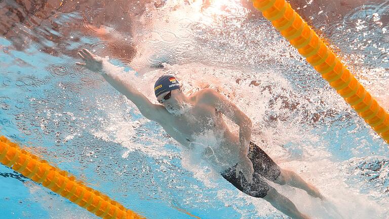 Schwimm-WM in Katar       -  Lukas Märtens zählt in Paris zu den Goldfavoriten über 400 Meter Freistil.