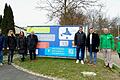 Rühren die Werbetrommel für die erste Berufs- und Ausbildungsmesse in Mellrichstadt: (von links) André und Nina Reich (Reich GmbH), Luisa Schneider (Lisi Automotive KKP), Markus Thau (Berry Formatec), Bürgermeister Michael Kraus, Felix Weihrauch (Weihrauch &amp; Weihrauch Sport GmbH) sowie Roland Göpfert und Susan Damm vom Überlandwerk Rhön.