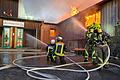 Mit einem Großaufgebot waren Feuerwehr, Rettungsdienst und Polizei beim Brand der Kissinger Hütte Mitte März vor Ort. Der Einsatz der vielen Helfer wurde jetzt bei der Sitzung des Kreistags in Bad Neustadt ausdrücklich gewürdigt.