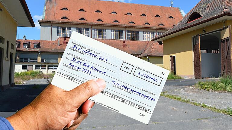 Nach Angaben der Stadt Stadt Bad Kissingen hat der Investor jetzt, wie vereinbart, Geld hinterlegt. Der Scheck auf unserem Foto ist gestellt.