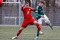 Nick Doktorczyk (rechts, hier vergangene Saison gegen den Coburger Maximilian Kling) hat es aus der U 19 des FC 05 Schweinfurt in die erste Mannschaft geschafft.