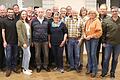 Im Bild (von links): Wolfgang Sittler, Thomas Karg, Lukas Schemmel, Peter Geb, Katharina Weis, Bernhard Götz, Swen Korb, Otto Fuchs, Stefan Schemmel, Sylvia Wehner, Heinrich Baier, Gerhard Wild, Hans-Dieter Turtschan, Michael Wehner, Theresia Hart-Turtschan, Hannelore Burkard, Hermann Burkard und Louis Keßler.