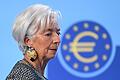 EZB-Ratssitzung mit Zinsentscheidung       -  Notenbank-Präsidentin Lagarde weiter auf Kurs Zinssenkung