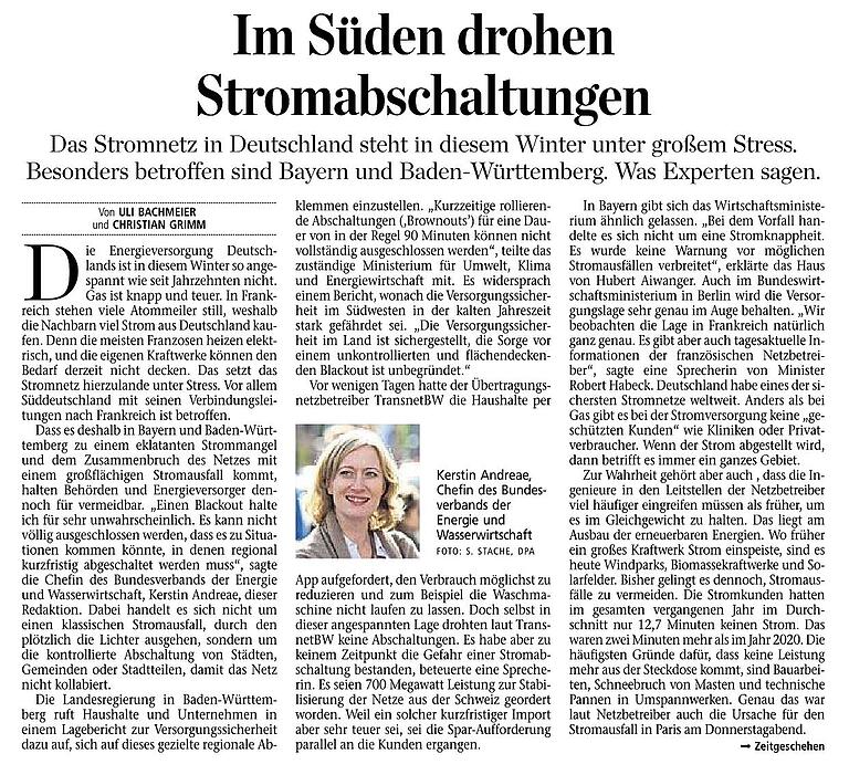 Kritisierter Titel aus der Main-Post vom 10.12.22. Kritisierter Titel aus der Main-Post vom 10.12.22. 
