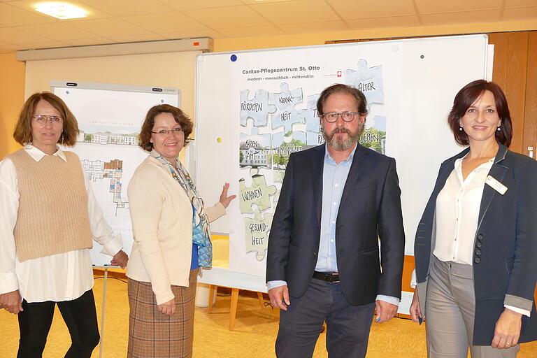 Beim Pressetermin dabei: (von links) Friederike Müller, Ursula Kundmüller, Marcus Baier und Barbara Blecha.