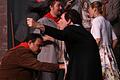 Kampf in Zeitlupe: Peppone (Carsten Ceming, links) gegen Don Camillo (Andreas van den Berg).