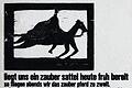 Museum Otto Schäfer: Neuerwerbungen 2006 bis 2012       -  (gd)   An der Jahreswende 2005/2006 präsentierte das Museum Otto Schäfer die Neuerwerbungen der Jahre 1994 bis 2005. Nun folgt von 20. Januar bis 3. März eine Auswahl für die Jahre 2006 bis 2012, die zum einen Erwerbungen für die Sammlung Grafik der Gegenwart vorstellt, darunter Arbeiten von Wolfgang Bäumer, Gerhard Fietz, Ludwig Gebhard, Siegmund Hahn, Michael Huth, Andreas Köchler, Eschrat Tellert (hier ein Holzschnitt mit Typendruck) oder Gert Zeising. Im Bereich des Illustrierten Buches sind zum anderen Werke von Anne Büssow, Felix Martin Furtwängler, HAP Grieshaber, Dagmar Ranft-Schinke, Otto Schubert oder Herwig Zens zu sehen. Auch die bedeutendste Neuerwerbung für die Sammlung Deutsche Literatur, die Gesamtausgabe der Gedichte des schlesischen Barockdichters Johann Christian Günther aus dem Jahr 1725, wird erstmals gezeigt.