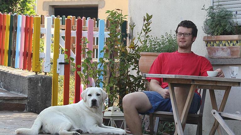 Wie im Paradies: Thomas Pechmann bereiste Südamerika und Kanada und fühlt sich nun in der &bdquo;alten Heimat&ldquo; Hofheim richtig wohl.