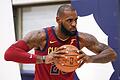 NBA-Star       -  LeBron James legte im Streit mit US-Präsident Donald Trump nach.