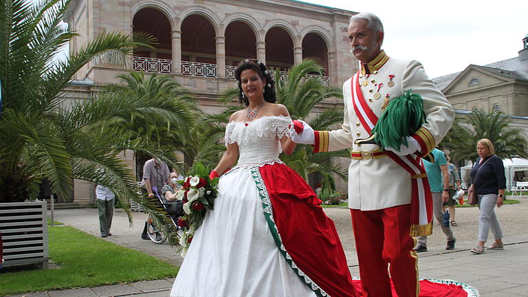 Auch 2021 gibt es in Bad Kissingen kein rauschendes Fest am traditionellen Rakoczy-Festwochenende im Juli. Dafür sorgen aber Begegnungen mit den historischen Persönlichkeiten für gute Laune.