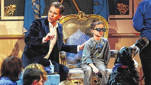 „Der leckt zart“: Lanz mit Paul und Hündin Emma bei der Kinderwette „Der leckt zart“: Lanz mit Paul und Hündin Emma bei der Kinderwette