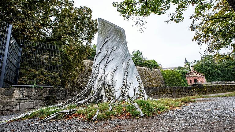 Das Bauernkriegsdenkmal am Neutorgraben der Festung Marienberg. Im kommenden Jahr jährt sich der Bauernkrieg von 1525 zum 500. Mal.