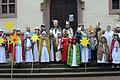 Die Sternsinger von St. Peter und Paul in Gemünden.