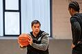 Sasa Filipovski bei seinem ersten Training bei Basketball-Bundesligist s.Oliver Würzburg am vergangenen Montag.