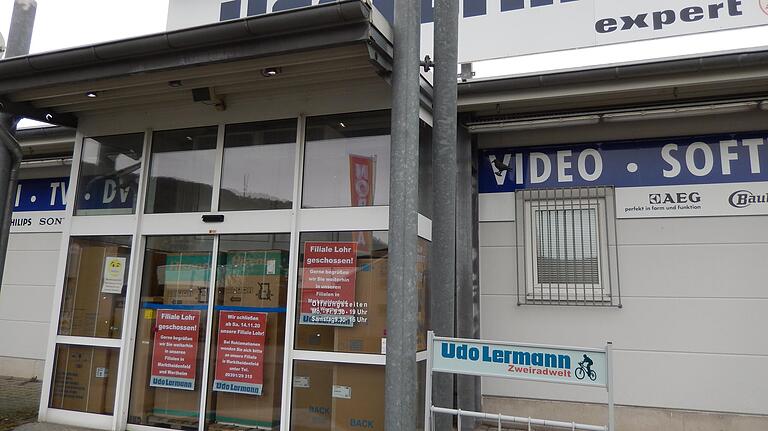 Die Filiale des Elektronikfachmarkts von Udo Lermann in Lohr ist geschlossen. Die Filiale des Elektronikfachmarkts von Udo Lermann in Lohr ist geschlossen.