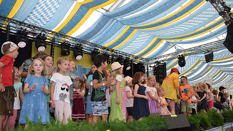 Viel Spaß hatten die Kleinsten beim Kindernachmittag mit der 'Donnikl-Crew' und auf dem Rummelplatz der Laurenzi-Messe.