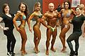Das Mainfitness-Wettkampfteam konnte in diesem Jahr bei einigen Meisterschaften punkten. Dazu gehören (von links) Denise Bischoff (Make Up), Laura Schwarz (Bikini I), Melanie Schmitt (Wellness-Figur), Thomas Weinhold (Masters Bodybuilding und Coach), Svenja Riemer (Bikini II), Janina Weinhold (Choreographie und Coach).