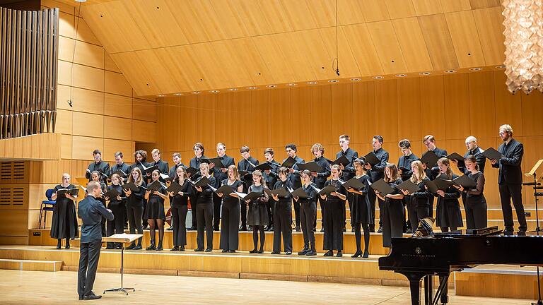 Der Kammerchor der Hochschule für Musik.