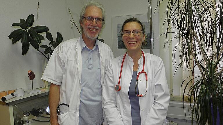 Bei Dr. Martin Wünsch in Bischofsheim arbeitet Weiterbildungsassistentin Dr. Christina Hoh aus Bad Neustadt.