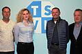Der neu gewählte Vorstand des TSV Kleinrinderfeld (von links): Dieter Zipprich (Vorstand Veranstaltungen), Verena Pscheidl (Vorständin Sport), Klaus Scheuermann (Vorstand Verwaltung und Öffentlichkeitsarbeit) und Bernd Karches (Kassier). Auf dem Bild fehlt Franz-Josef Scheder (Vorstand für Liegenschaften).