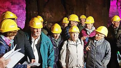 Die Garitzer im Besucherbergwerk Zinnkammern Pöhla       -  Die Garitzer im Besucherbergwerk Zinnkammern Pöhla