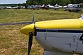 In langer Reihe parkten die 28 Teilnehmer ihre Flugzeuge am Flugplatz Schweinfurt-Süd.