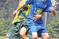 Ein Star von heute: Auch ein Kevin Volland (links, hier im Duell mit Daniel Kornagel vom FC Carl Zeiss Jena), der aktuell vom TSV 1860 München zur TSG Hoffenheim ins Bundesliga-Oberhaus gewechselt ist, nahm im Jahr 2008 am Mellrichstädter Silberdistel-Cup teil.