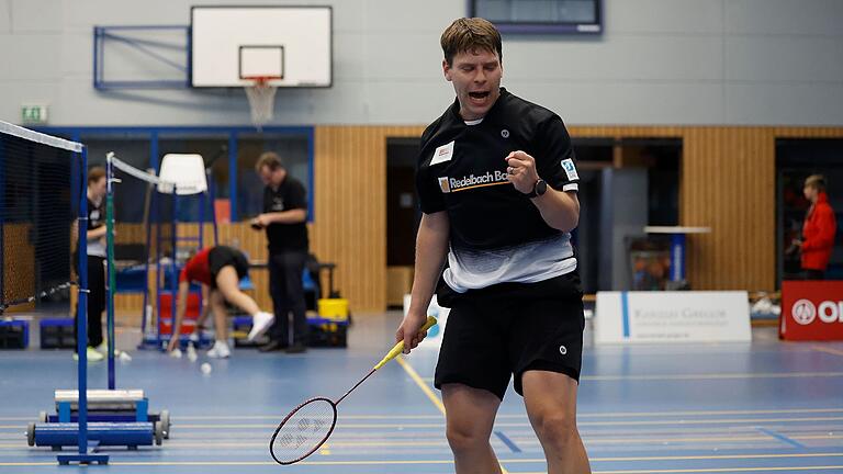 41 Jahre alt und immer noch mit Emotionen dabei: Der 41-jährige Michael Fuchs ist der bekannteste Badminton-Spieler im Zweitliga-Team des TV Marktheidenfeld.