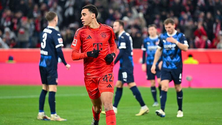 Bayern München - 1. FC Heidenheim       -  Traf beim Sieg der Bayern gegen Heidenheim: Jamal Musiala