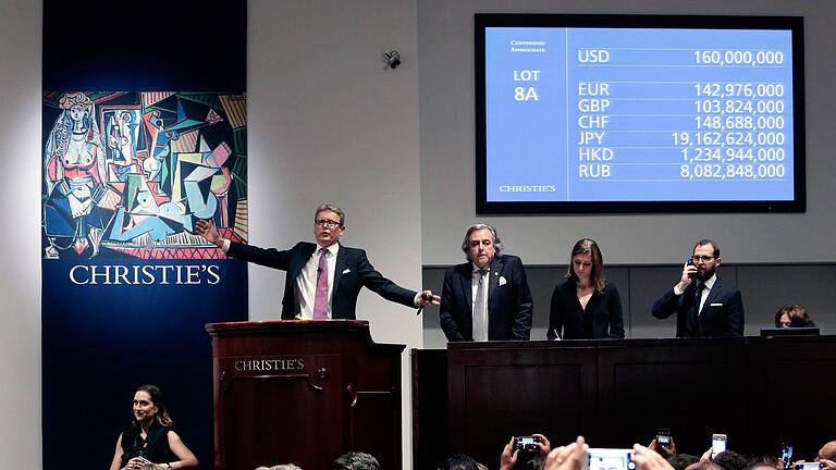 Was man für 160 Millionen Euro kaufen kann...       -  Das 1955 gemalte  Ölbild 'Les femmes d'Alger' von Pablo Picasso erzielte kürzlich zum Auftakt der New Yorker Frühjahrsauktionen inklusive Kaufprämie rund 179,4 Millionen Dollar (etwa 160 Millionen Euro). Das bislang teuerste Gemälde...