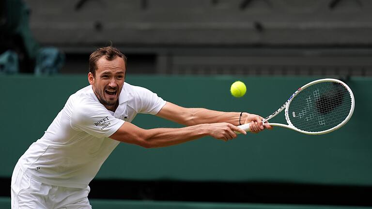 Daniil Medwedew       -  Der bekannteste Name unter Russlands Sportlern in Olympia ist Daniil Medwedew - hier bei seinem Auftritt in Wimbledon (Archivbild)