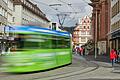 Zwischen Heuchelhof und Hauptbahnhof könnten die Straßenbahnen künftig in dichterem Takt fahren - falls der Würzburger Stadtrat das so beschließt.&nbsp;