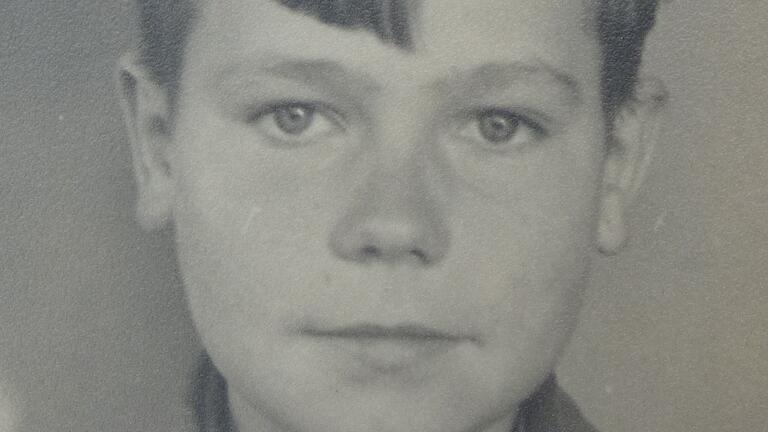 Bertholf Wagner als 14-Jähriger.