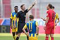 Schmal im Gesicht ist er geworden: Benjamin Brand beim Drittliga-Spiel zwischen Ingolstadt und Braunschweig am vergangenen Dienstag, 16. Juni.
