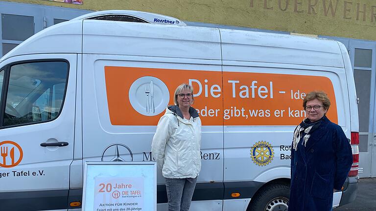 Tafel Bad Kissingen - Die Vorsitzende Dagmar Ziegler (links) und die stellvertretende Vorsitzende Angela Kahle Tafel Bad Kissingen - Die Vorsitzende Dagmar Ziegler (links) und die stellvertretende Vorsitzende Angela Kahle