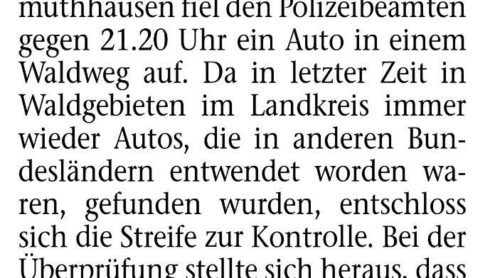 Lokale Zeitungsmeldung vom 25.1.2017       -  Die Überschrift über dieser Meldung im Lokalteil der Zeitung sagt schon alles und doch nichts. Der alkoholisierte Autofahrer könnte zwischen 50 und 95 gewesen sein ...