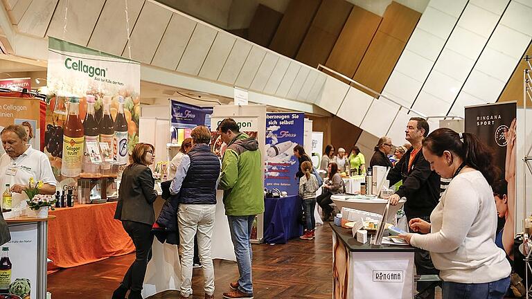 Viele Aussteller kommen teils von weit her zur Gesund- und Vitalmesse.
