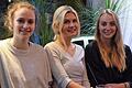 Leonie Ruf, Louisa Völkl und Kristin Hellinger (von links) studieren Pädagogik.