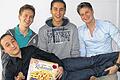 Pizzafans: Doch nach dem Test konnten die Jungs keine Pizza mehr sehen.