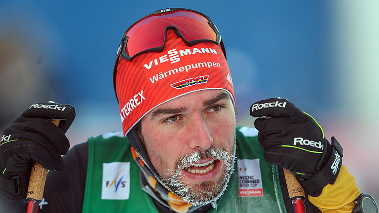 Wintersport Ski Nordisch.jpeg       -  Da kann einem schon mal der Bart zufrieren: Johannes Rydzek beim Weltcupim finnischen Kuusamo.