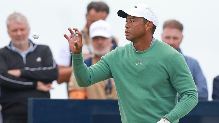 The Open 2024 Golf       -  Für Tiger Woods ist die British Open in Troon das 95. Major-Turnier seiner Karriere.