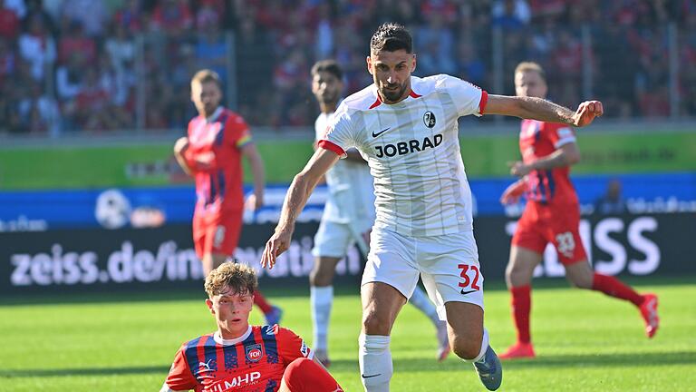 1. FC Heidenheim - SC Freiburg       -  Grifos Doppelpack entscheidet die Partie.