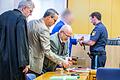 Verteidiger Hubertus Werner (Dritter von links) stellte erneut mehrere Anträge vor dem Landgericht Schweinfurt. Nun muss die Kammer darüber entscheiden.