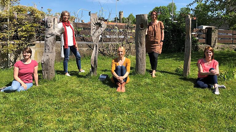 Das Team der offenen Behindertenarbeit der Lebenshilfe Rhön-Grabfeld (von links): Christina Horovitz, Eva Dziemballa, Christine Wüst, Elizabeth James-Köhler, Karina Bach.