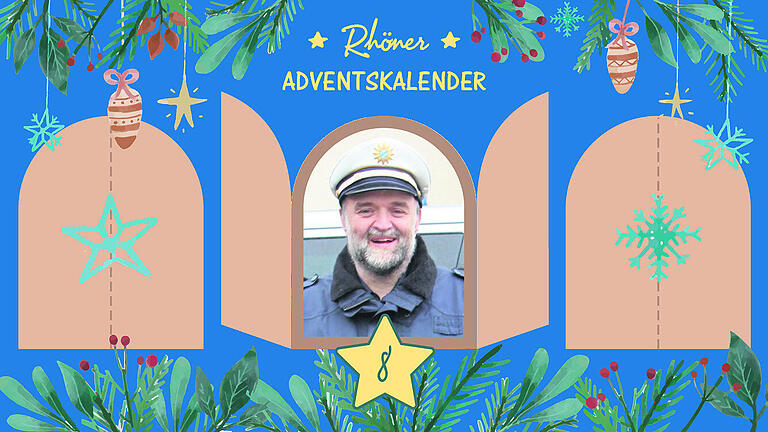 Türchen 8 im Rhöner Adventskalender: Gerd Jahrsdörfer über Weihnachten auf der Dienststelle